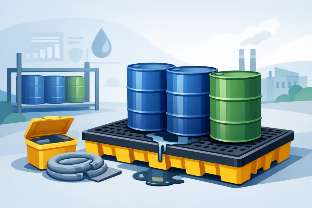 Choosing a Spill Containment Pallet for Drums