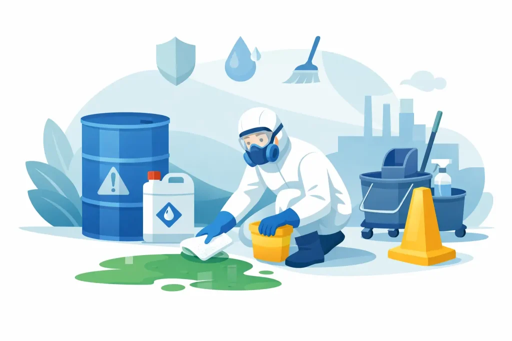 How to Clean Chemical Spills Safely