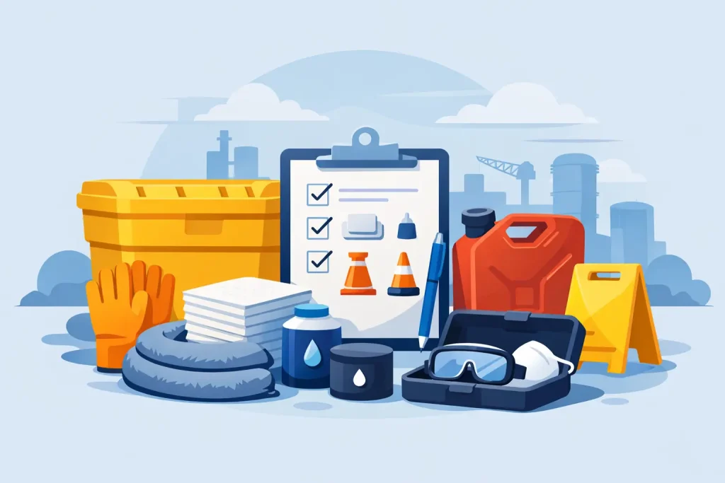 Spill Kit Contents Checklist for Safer Sites